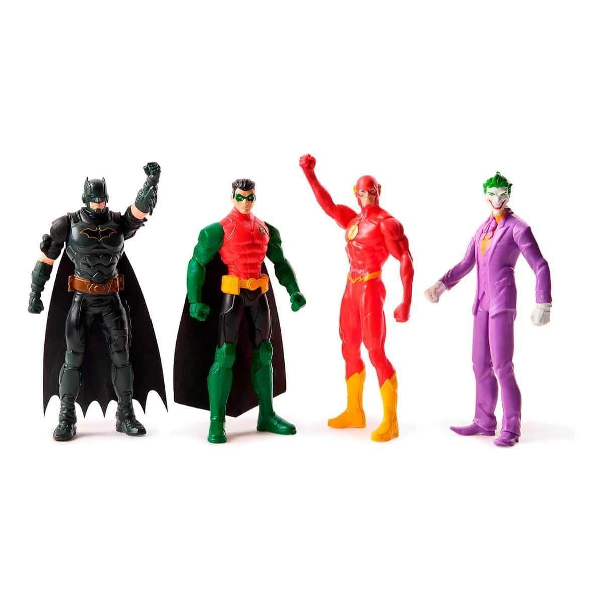 DC 6" 4-Piece Batman Series Action Figure Set Unisex, 3-4 Years