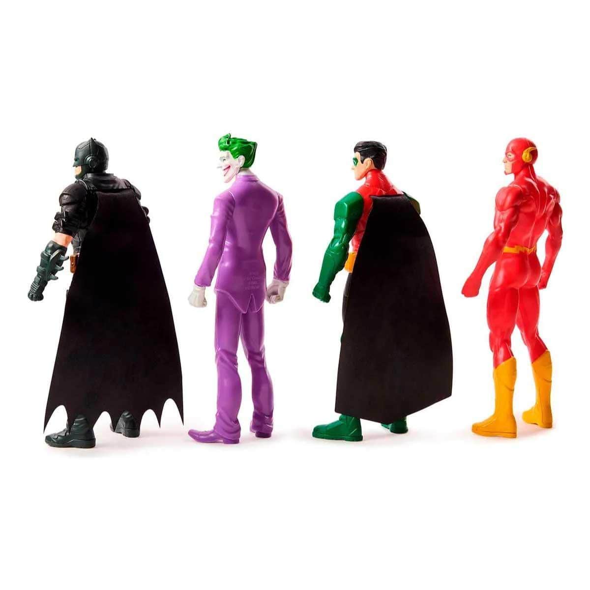 DC 6" 4-Piece Batman Series Action Figure Set Unisex, 3-4 Years