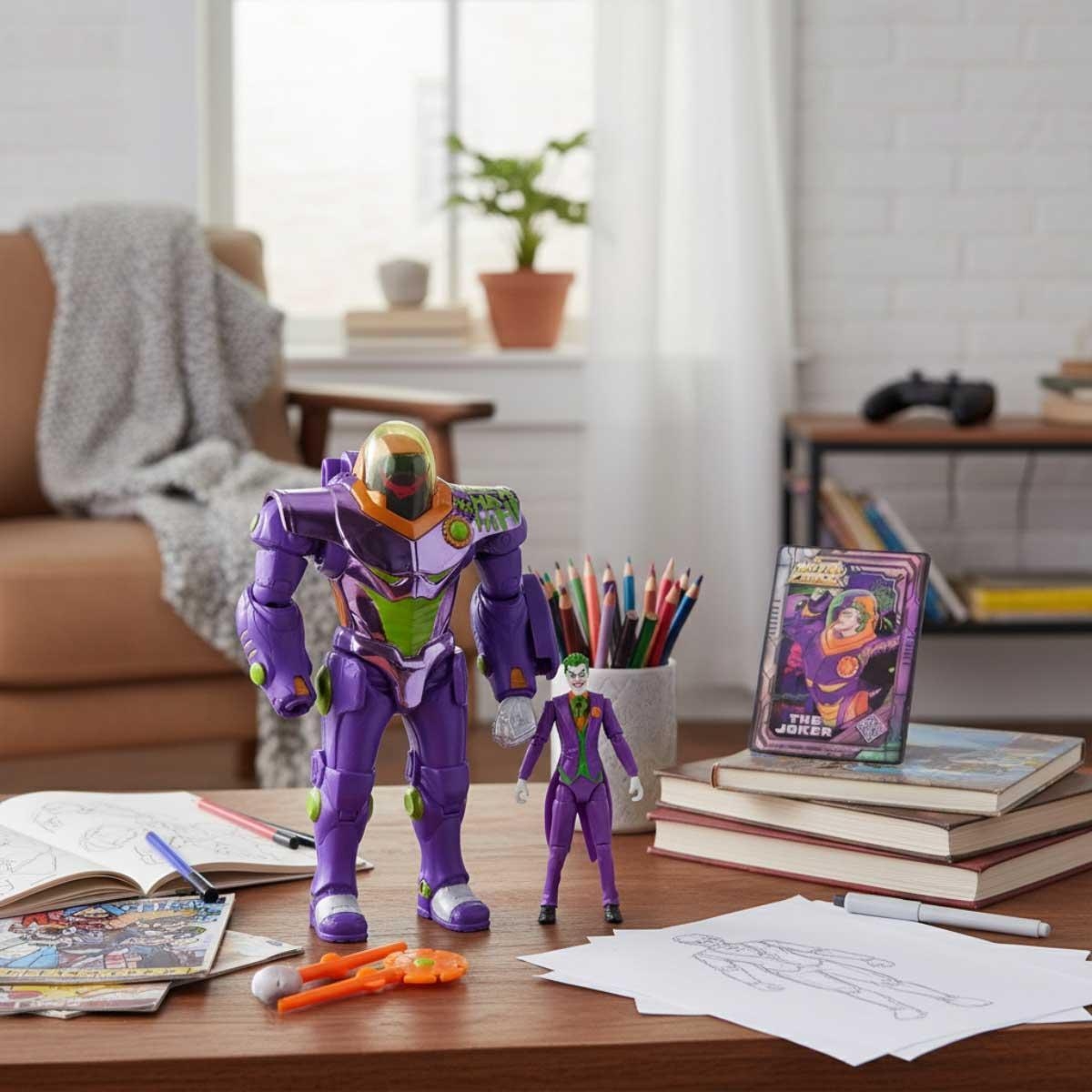 دي سي كوميكس شخصية ذا جوكر Metal Force مقاس 6 بوصات للجنسين، 5-7 سنوات