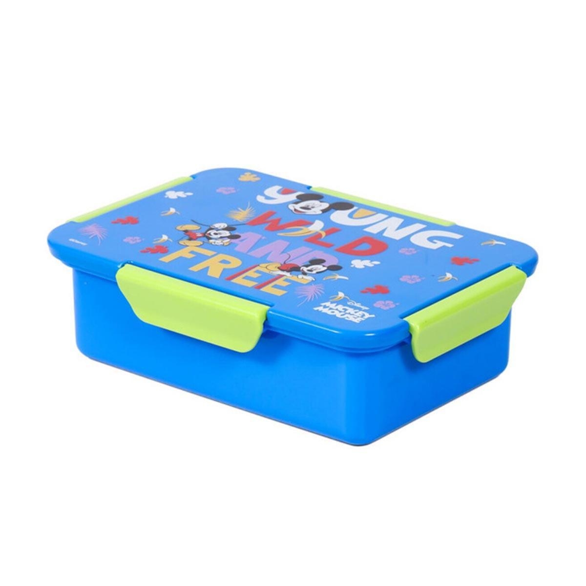 علبة غداء بينتو قابلة للتحويل من ديزني ميكي وأصدقائه، بأربعة أقسام
