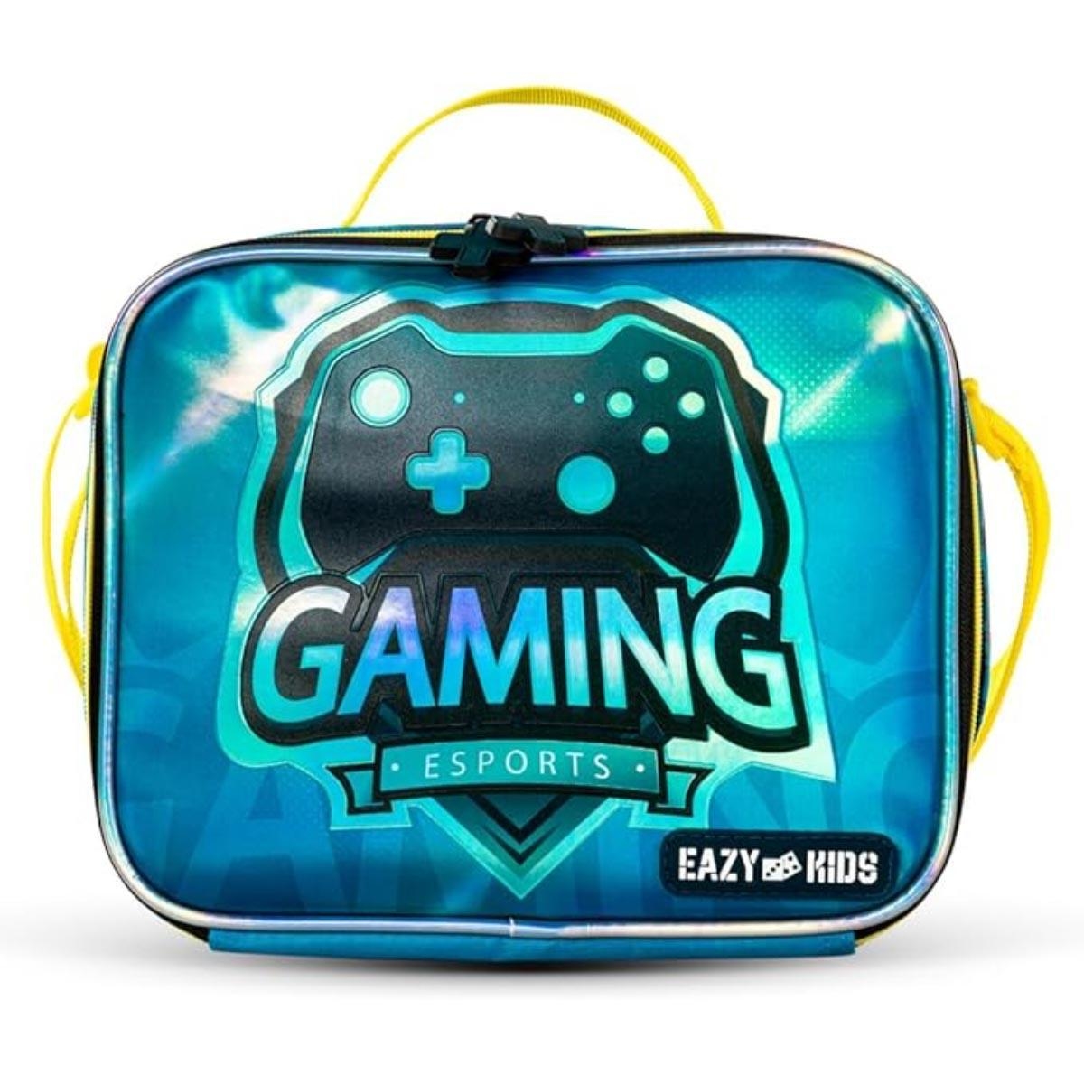 حقيبة ظهر ألعاب للأطفال من إيزي كيدز مقاس 16 بوصة مع عربة، وحقيبة غداء، ومجموعة مقلمة