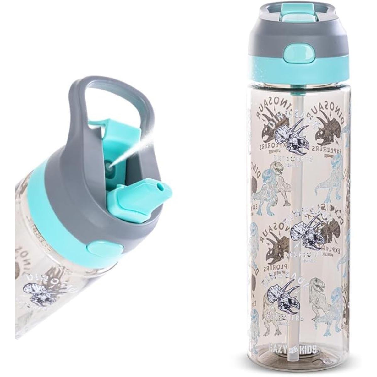 Eazy Kids 18" T-Rex Trolley Backpack with Water Bottle, Lunch Bag & Pencil Case Set