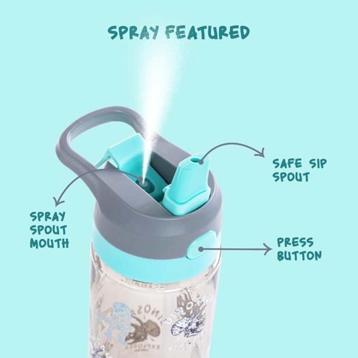 Eazy Kids 18" T-Rex Trolley Backpack with Water Bottle, Lunch Bag & Pencil Case Set