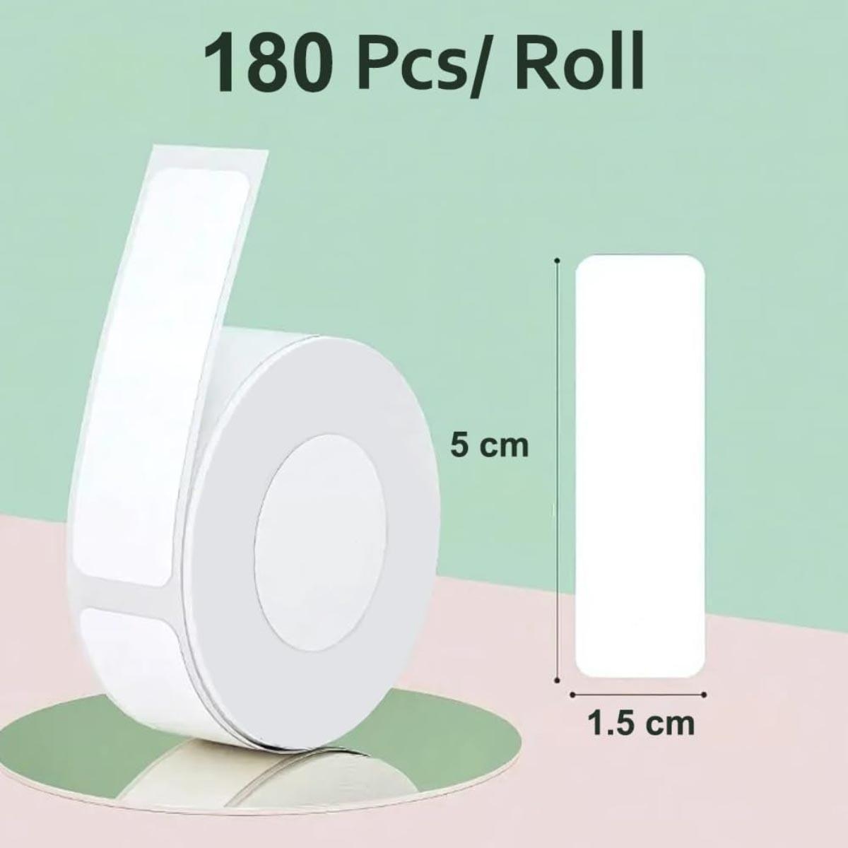 مجموعة بكرات طابعة ملصقات صغيرة بيضاء من إيزي كيدز مكونة من 3 قطع