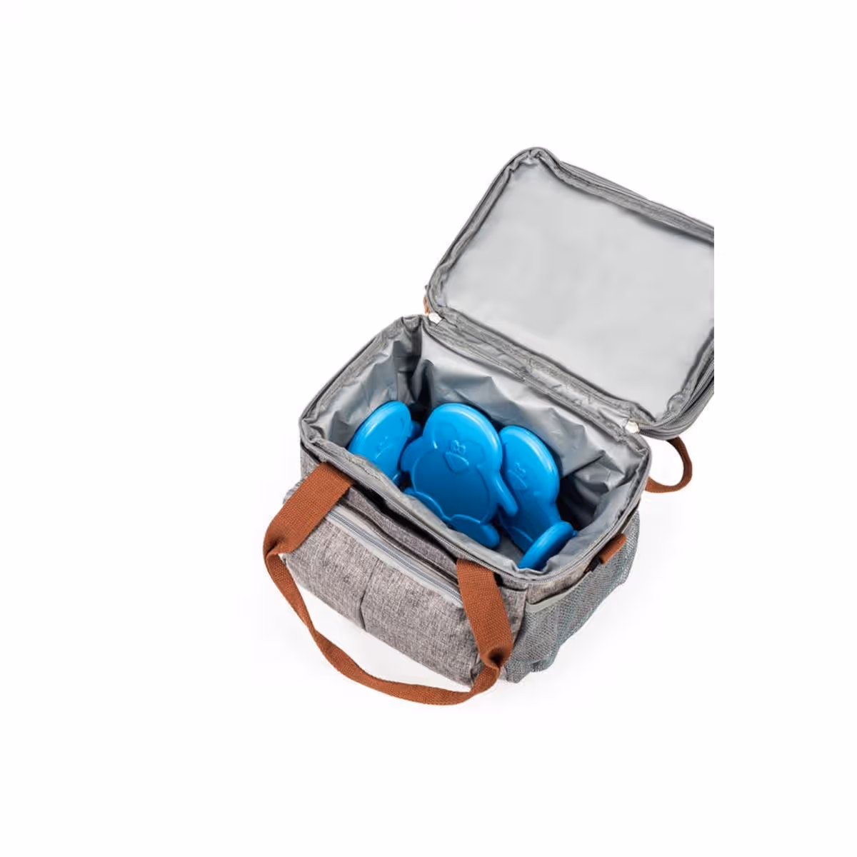 Eazy Kids 4-Piece Blue Ice Packs for Lunch Bags Set