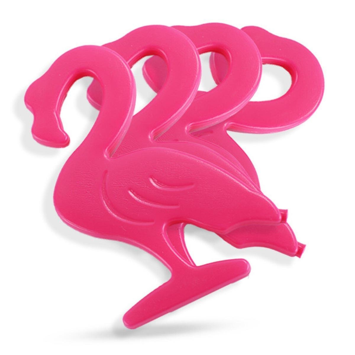 مجموعة أكياس ثلج صلبة قابلة لإعادة الاستخدام من إيزي كيدز، مكونة من 4 قطع بتصميم فلامنجو، لحقائب الغداء