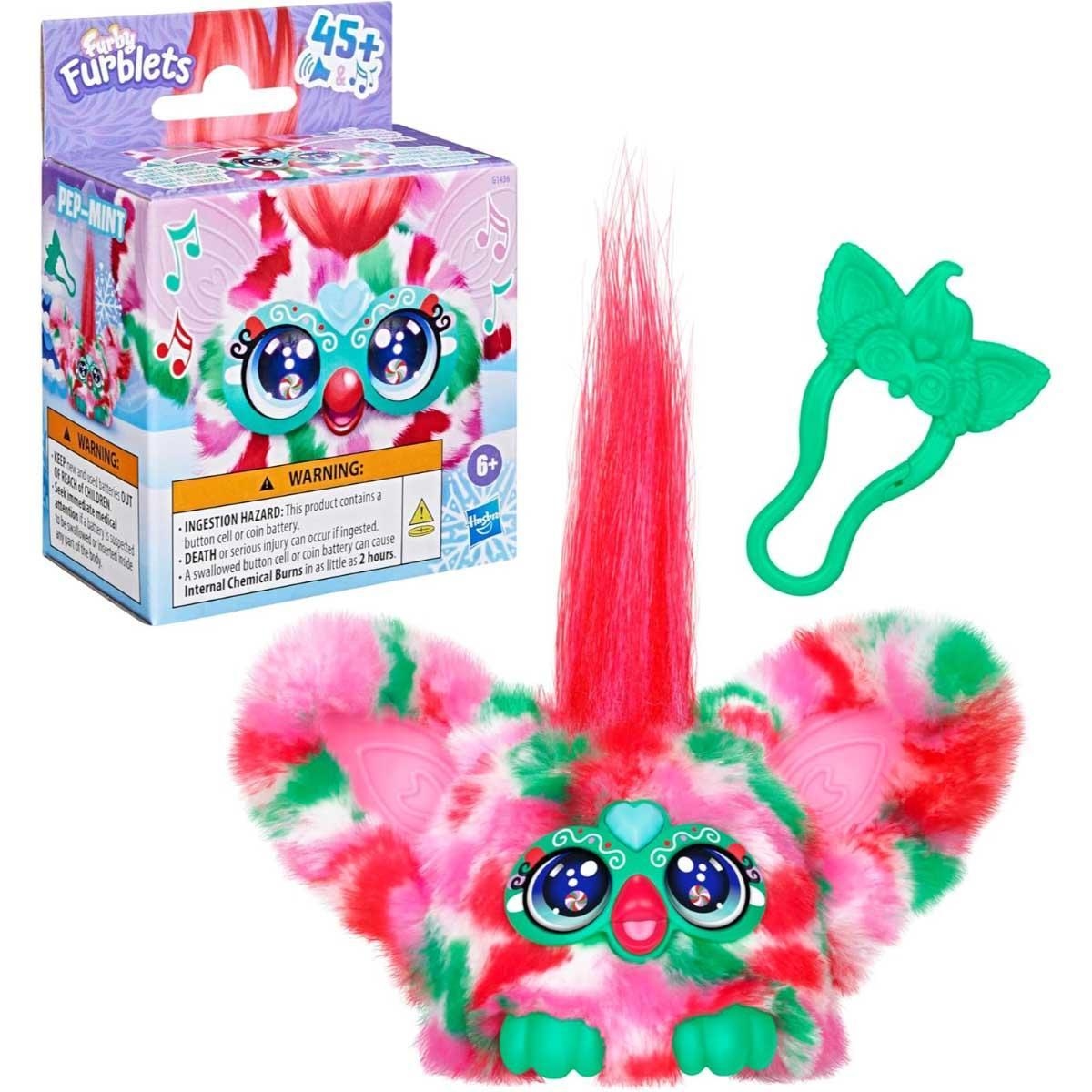 Furby Furblet Pep-Mint Interactive Toy Unisex, 6-8 Years
