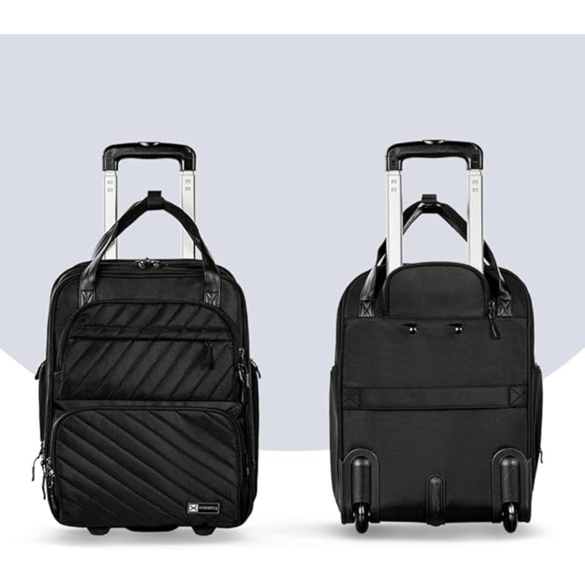 Hydrobrew 17" 2-in-1 Handbag & Cabin Trolley Travel Bag