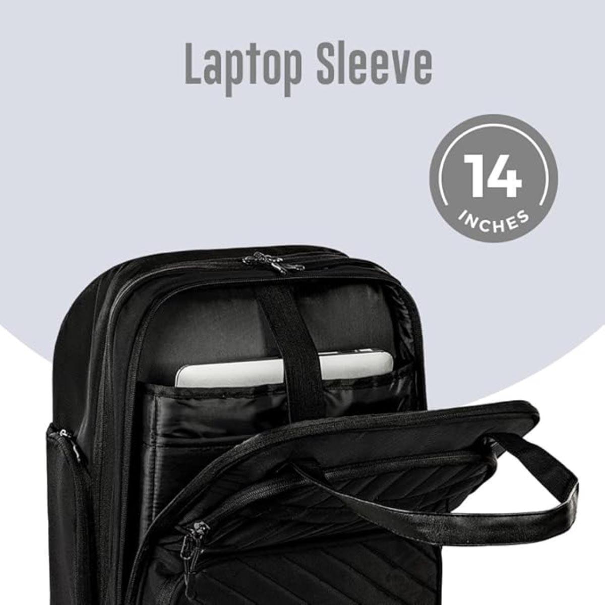 Hydrobrew 17" 2-in-1 Handbag & Cabin Trolley Travel Bag