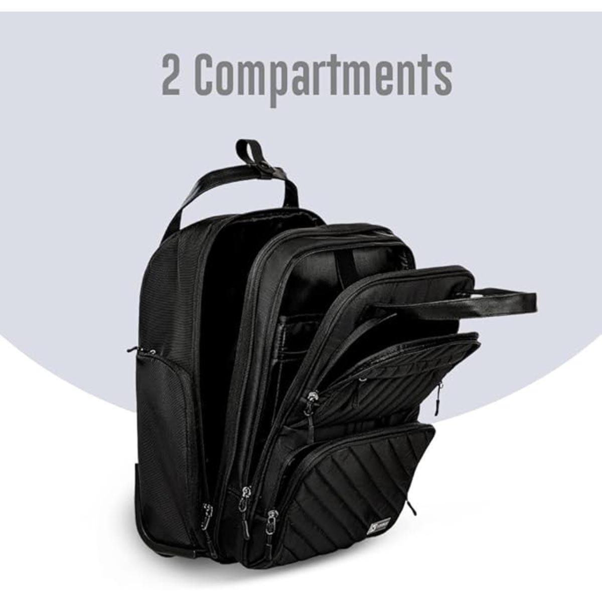 Hydrobrew 17" 2-in-1 Handbag & Cabin Trolley Travel Bag