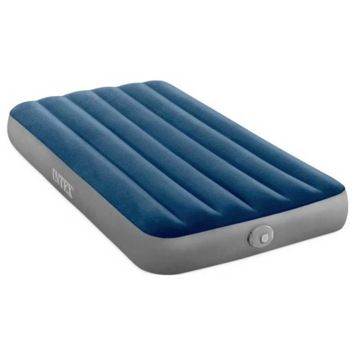 Intex Twin Dura-Beam Prestige Downy Airbed with Hand Pump