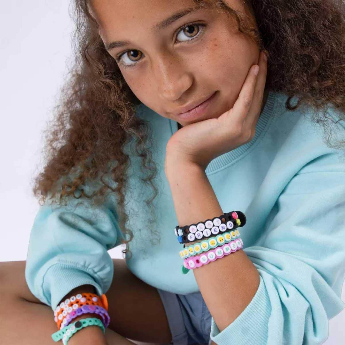 Jelly Bands Blue Raz Scented Bracelet Maker Kit Girls, 5-7 Years