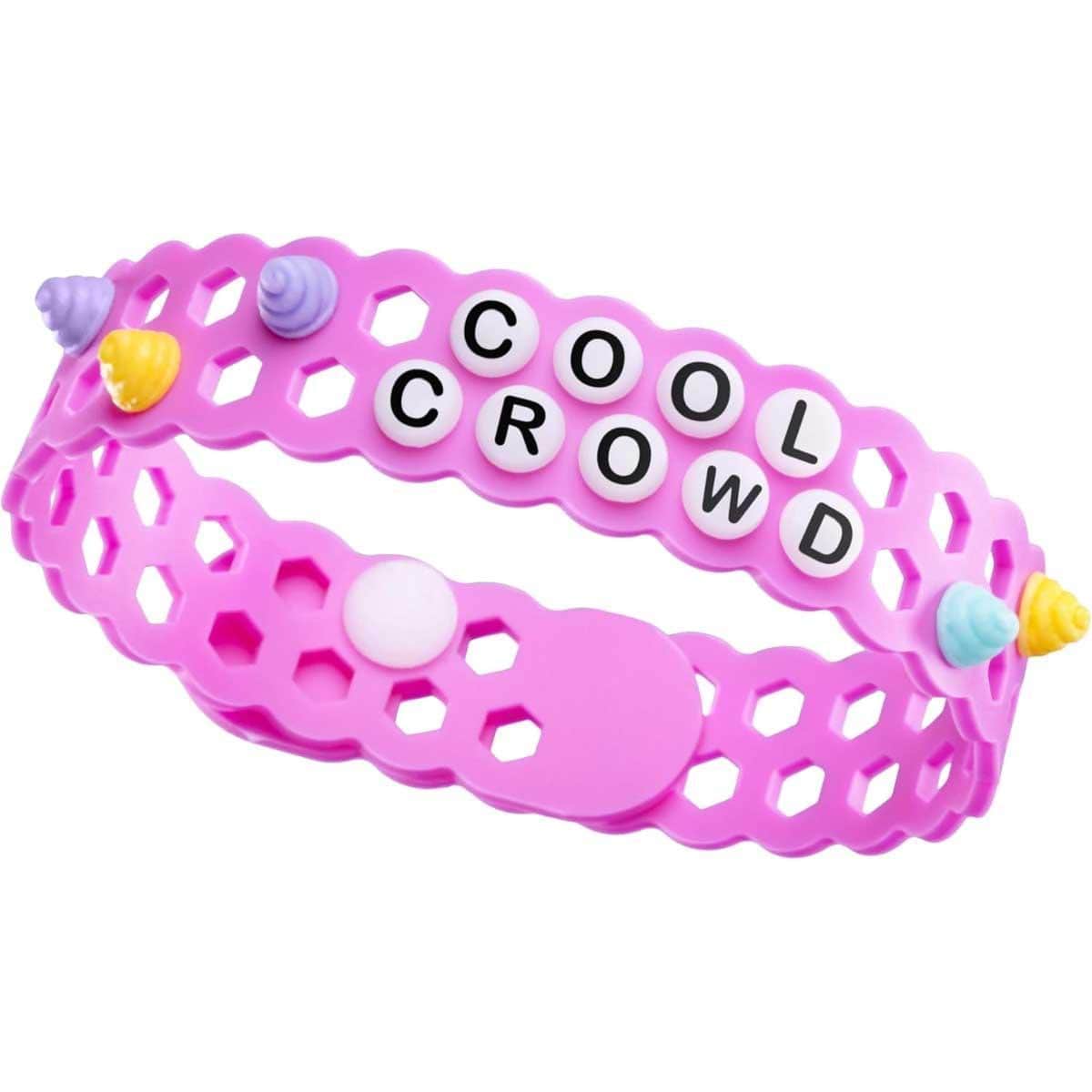 Jelly Bands Cotton Candy or Bubble Gum Scented Bracelet Maker Kit Girls, 5-7 Years