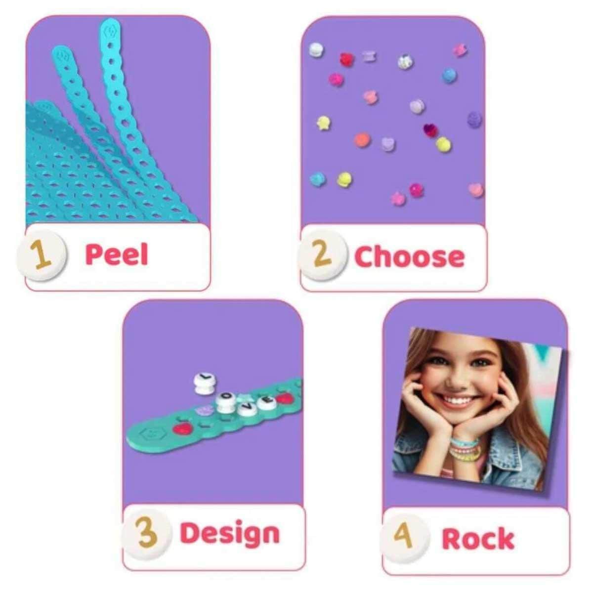 Jelly Bands Orange Creamsicle Scented Bracelet Maker Kit Girls, 5-7 Years