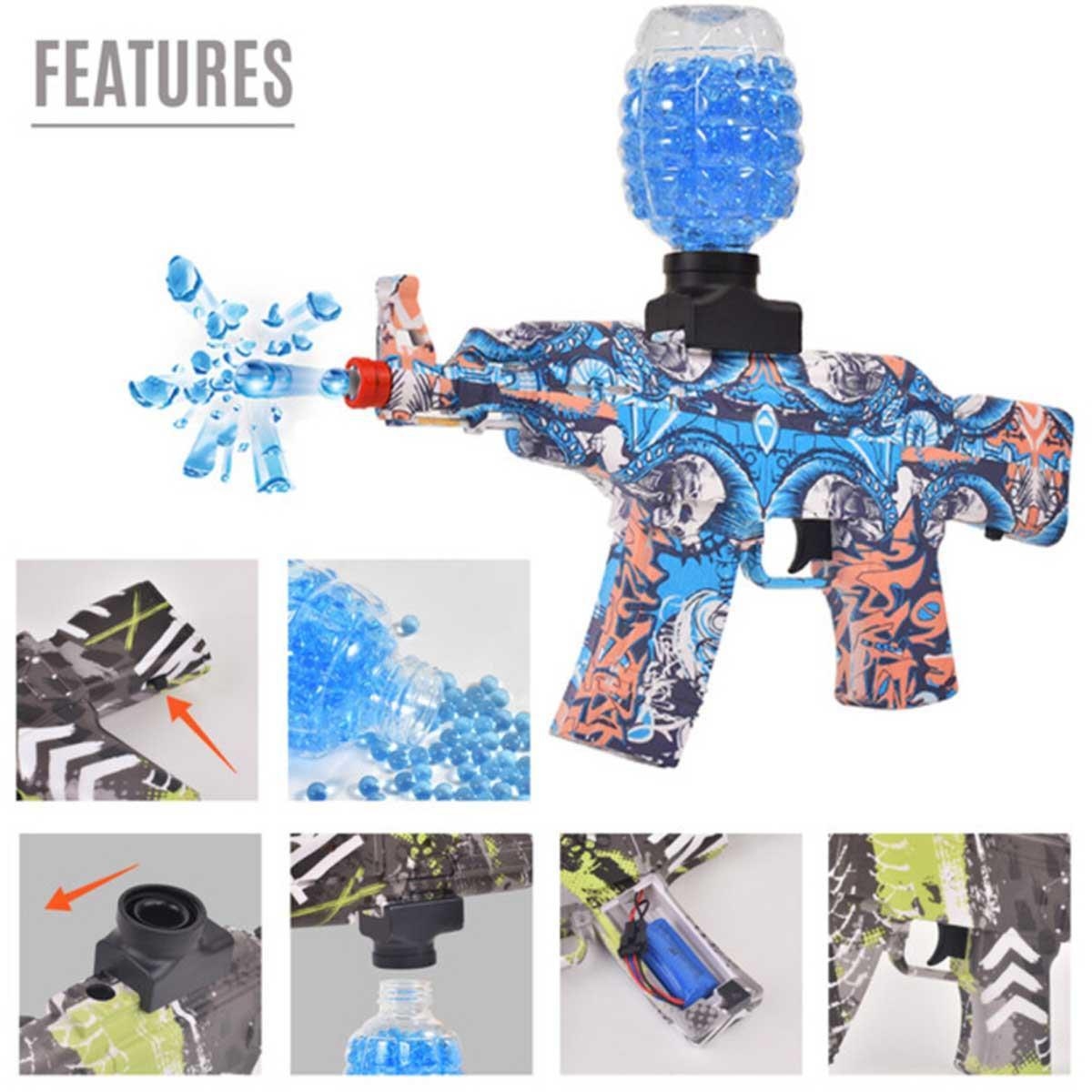 مسدس جل أزرق من ليتل ستوري، للجنسين، 3-4 سنوات