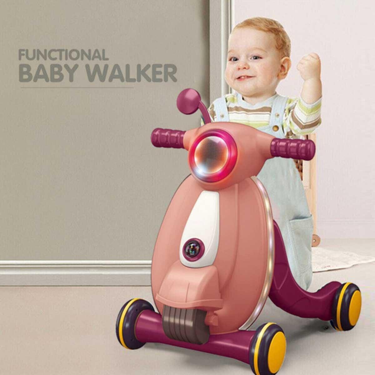 مشاية أطفال متعددة الوظائف من ليتل ستوري LS_WALM_PI، للجنسين، 3-4 سنوات