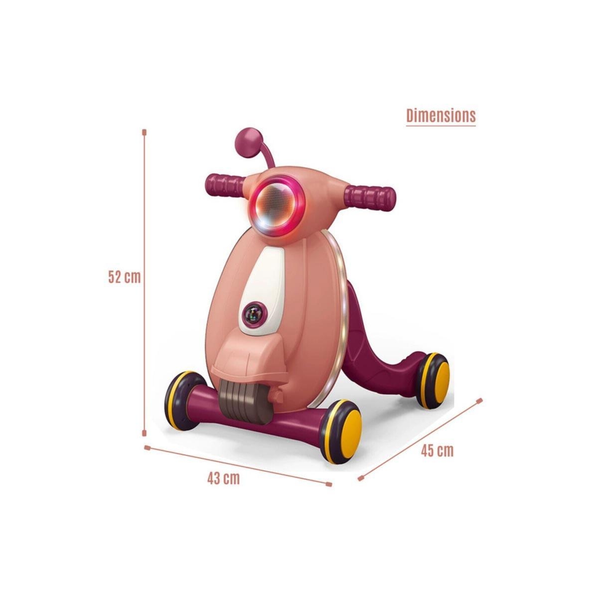 مشاية أطفال متعددة الوظائف من ليتل ستوري LS_WALM_PI، للجنسين، 3-4 سنوات