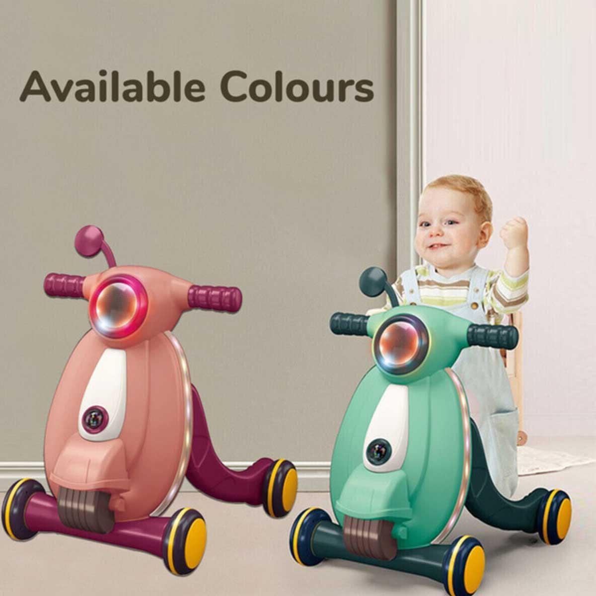 مشاية أطفال متعددة الوظائف من ليتل ستوري LS_WALM_PI، للجنسين، 3-4 سنوات