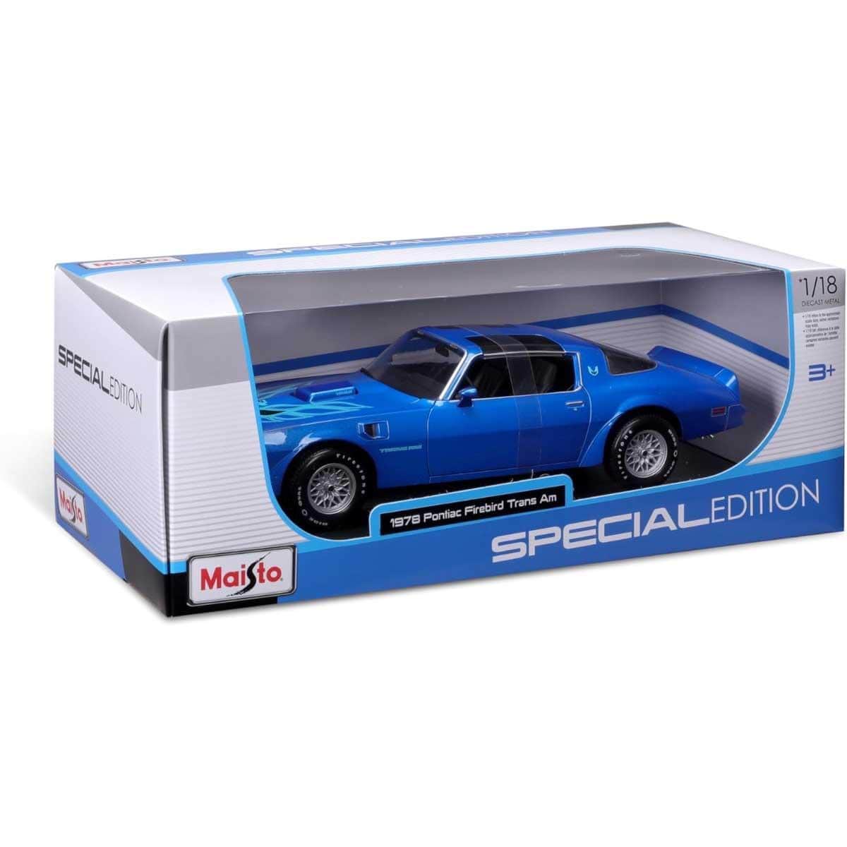 Maisto 1:18 1978 Pontiac Firebird Trans Am Diecast Car Unisex, 8-10 Years