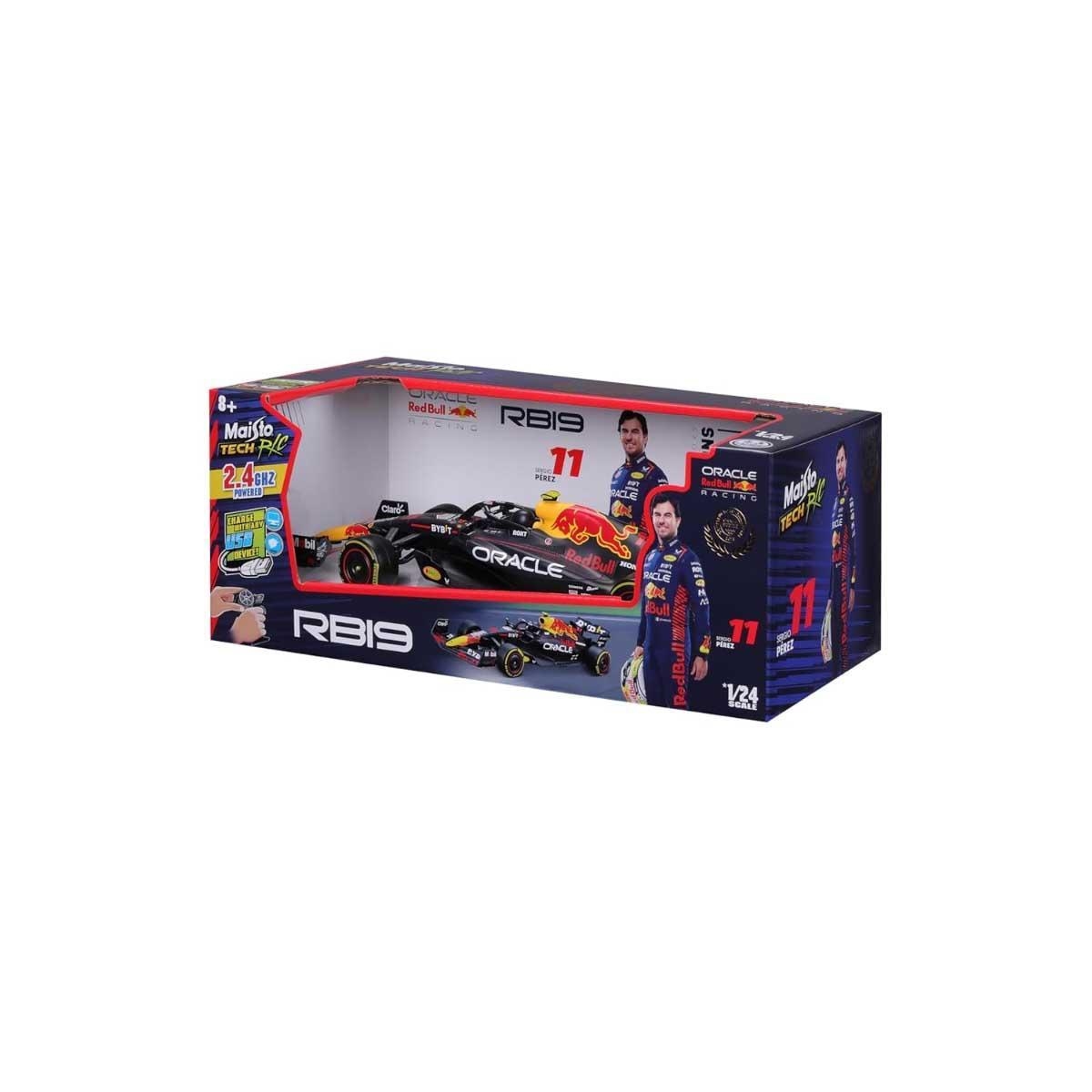 مايستو سيارة فورمولا 1 أوراكل ريد بُل ريسينغ RB19 2023 معدن مصبوب بالتحكم عن بعد بمقياس 1:24 للجنسين، 8-10 سنوات