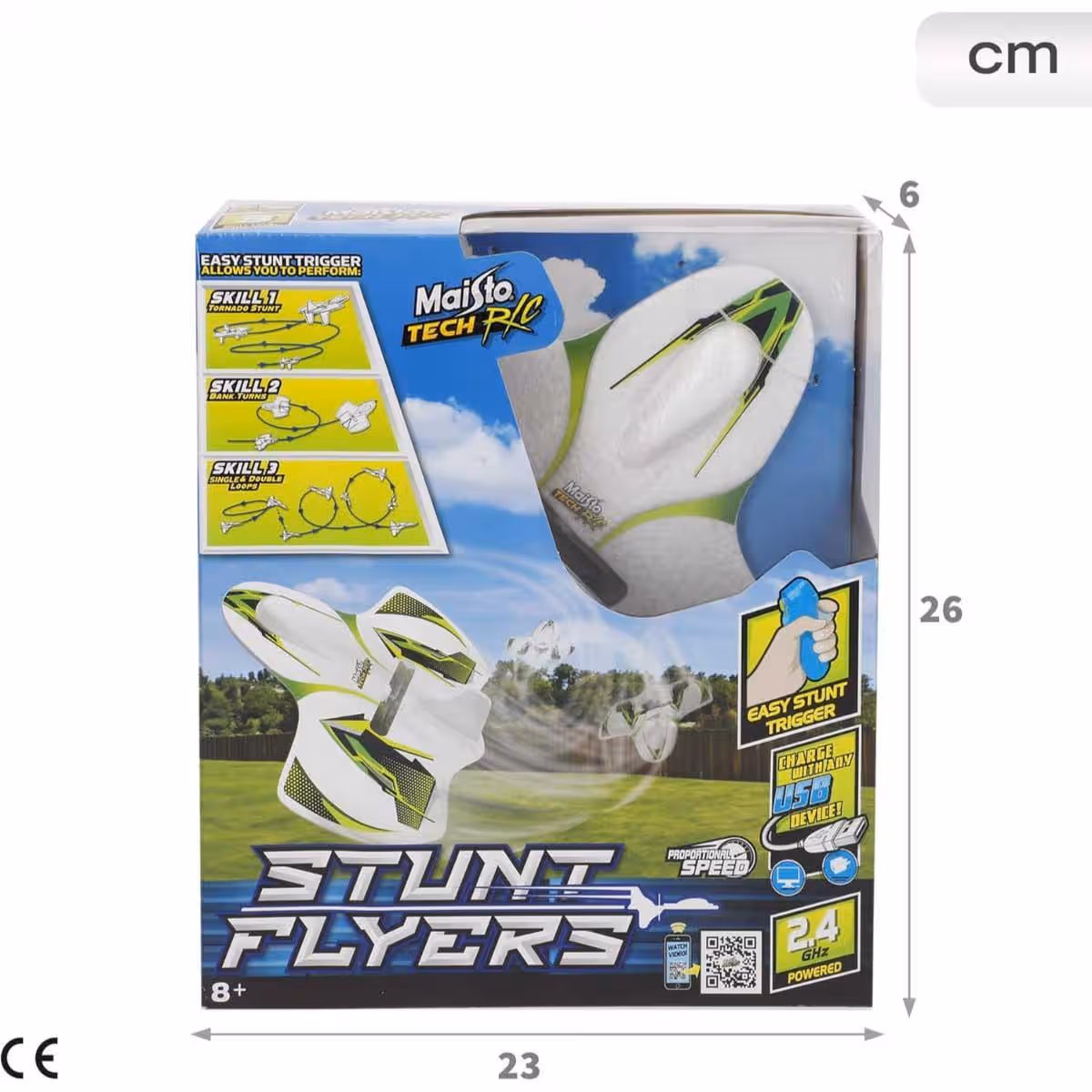 Maisto RC Stunt Flyers Toy Unisex, 8-10 Years
