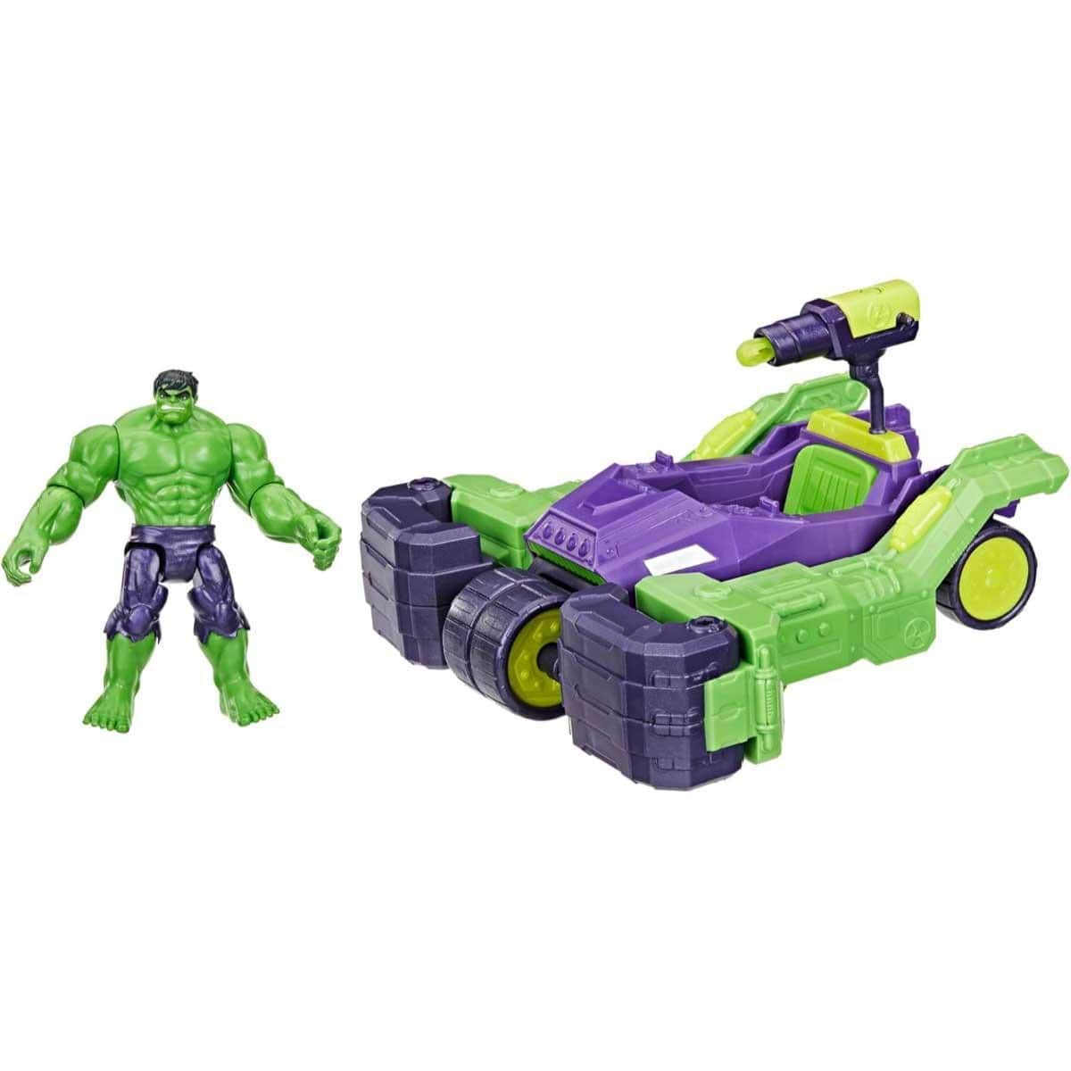 Marvel Avengers 4" Hulk Blast 'N Smash Truck Set Unisex, 5-7 Years
