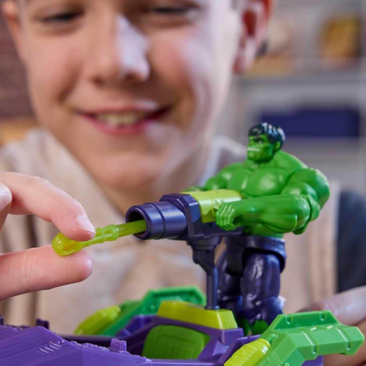 Marvel Avengers 4" Hulk Blast 'N Smash Truck Set Unisex, 5-7 Years
