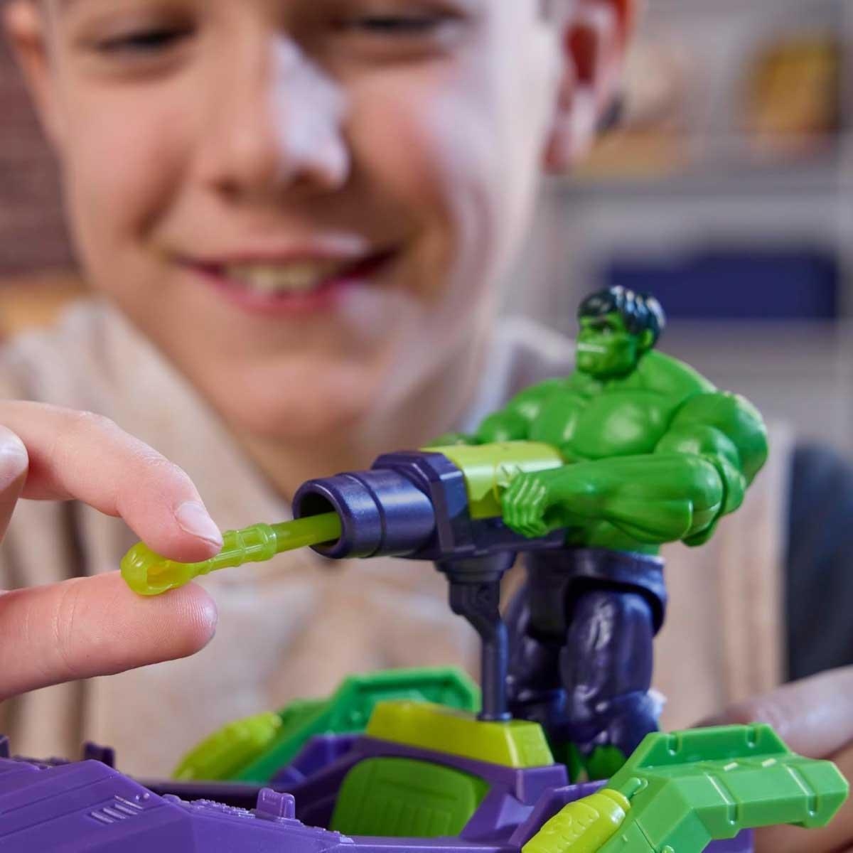 مارفل أفنجرز مجموعة شاحنة هالك بلاست إن سماش مقاس 4 بوصات للجنسين، 5-7 سنوات