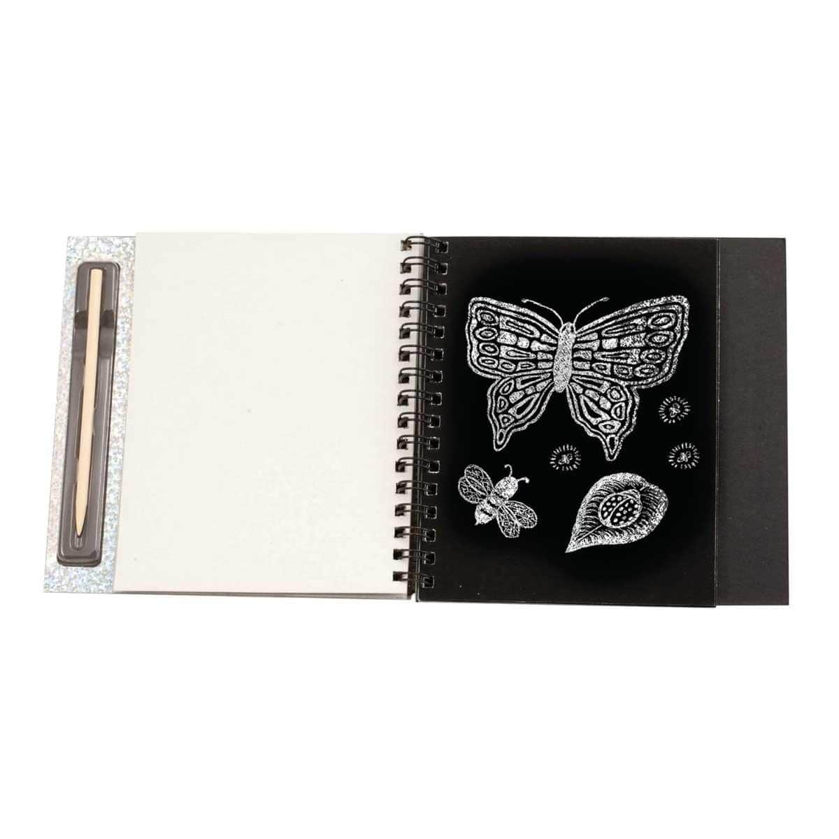 Melissa & Doug 16-Pages Scratch Art Doodle Pad Set Unisex, 3-4 Years