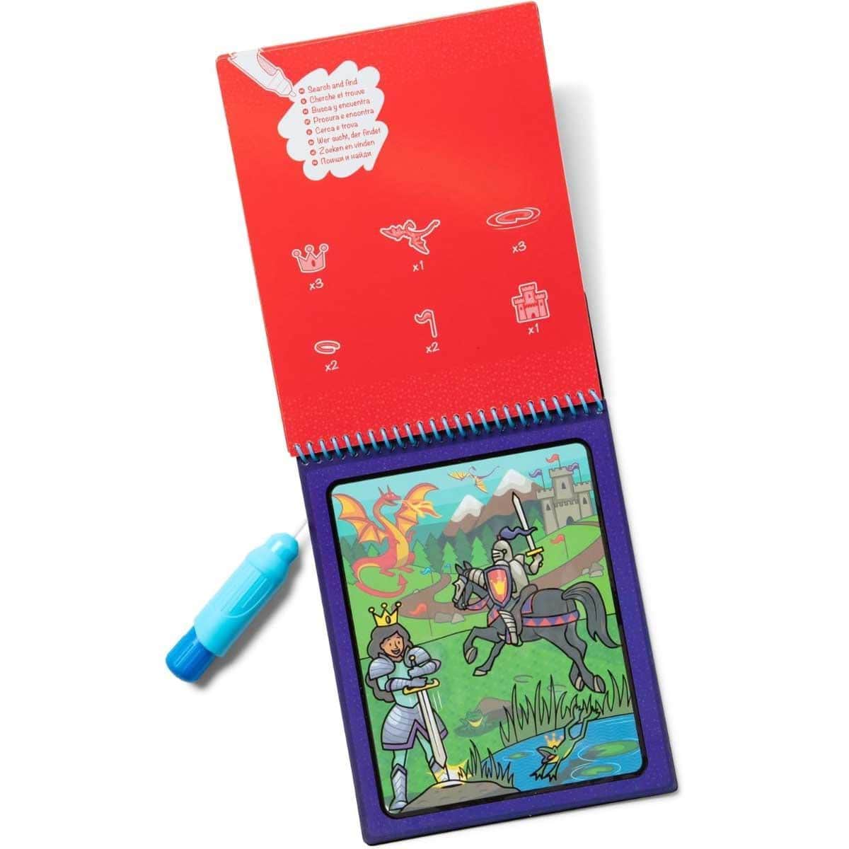Melissa & Doug Adventure Reusable Water-Reveal Activity Pad Travel Toy Unisex, 3-4 Years