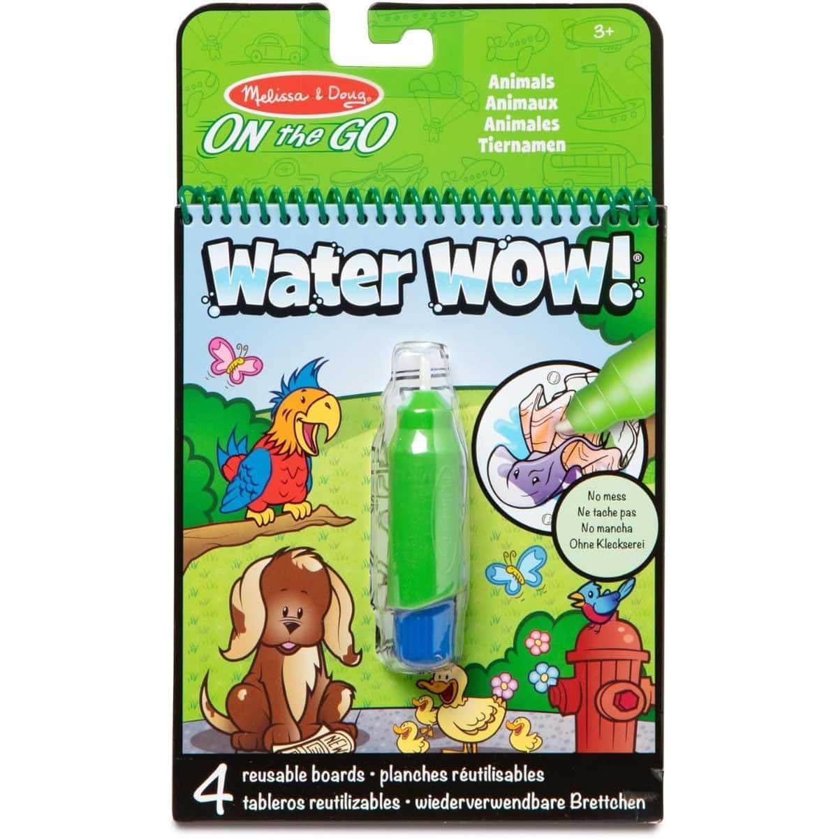 Melissa & Doug Animals Reusable Water-Reveal Activity Pad Unisex, 3-4 Years