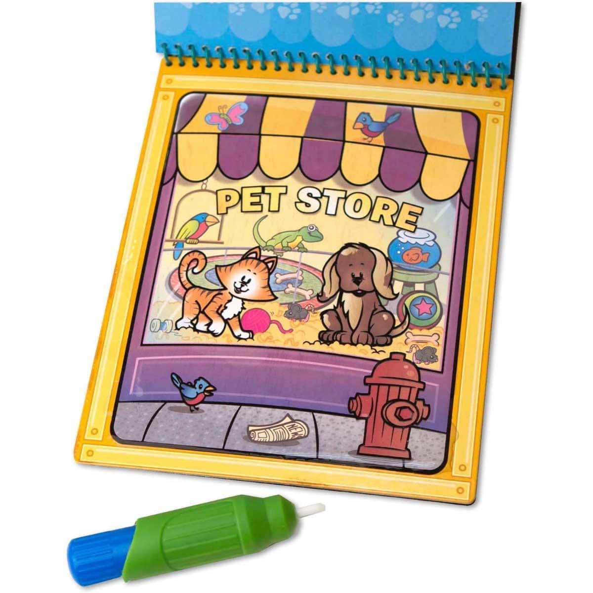 Melissa & Doug Animals Reusable Water-Reveal Activity Pad Unisex, 3-4 Years