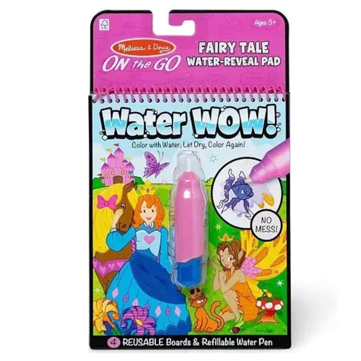 Melissa & Doug Fairy On the Go Water Wow! Reusable Water-Reveal Activity Pad Unisex, 3-4 Years