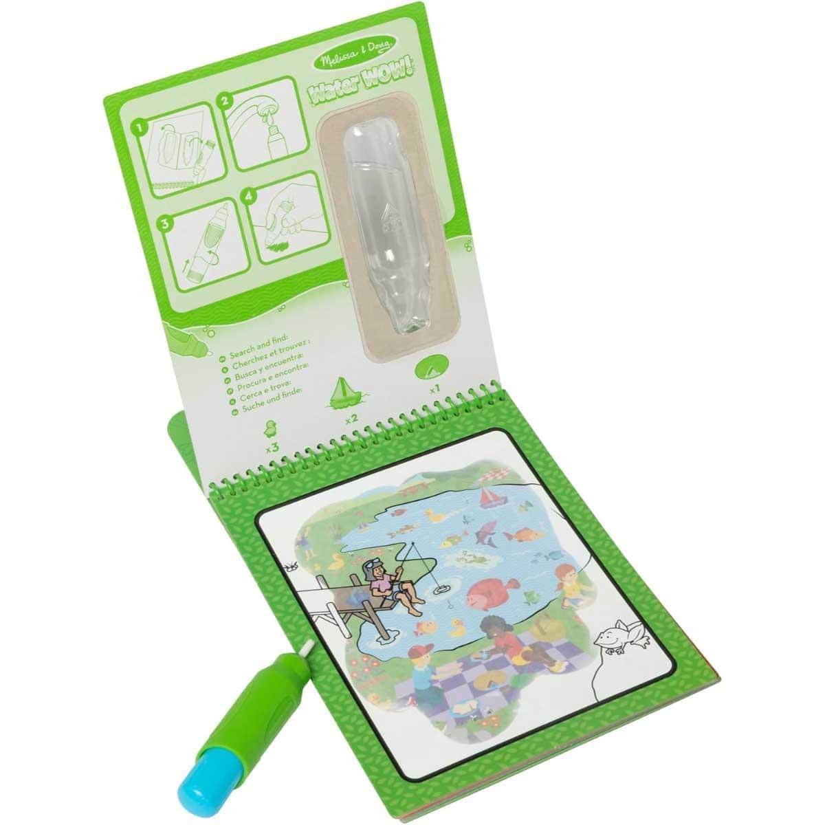 Melissa & Doug Let’s Explore Water Wow! Seasons Water-Reveal Pad Unisex, 3-4 Years