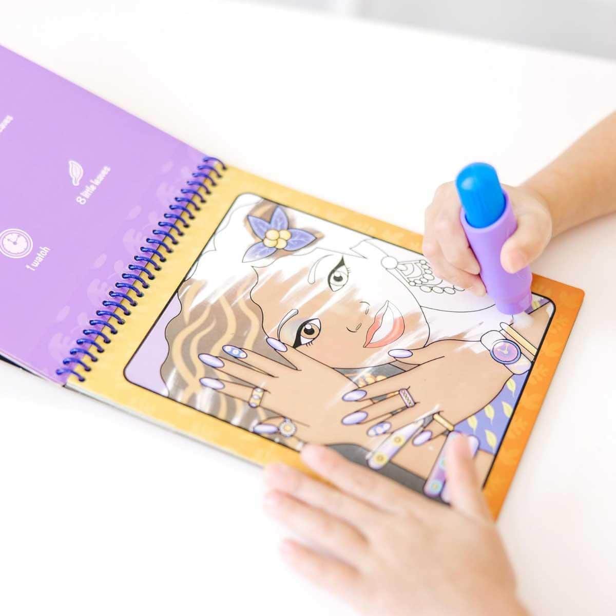 Melissa & Doug Makeup & Manicures Reusable Water-Reveal Activity Pad Unisex, 3-4 Years