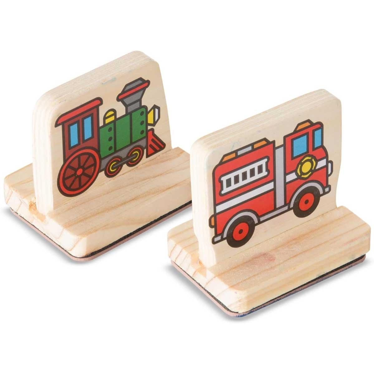 Melissa & Doug My First Wooden Vehicles Stamp Set Unisex, 3-4 Years