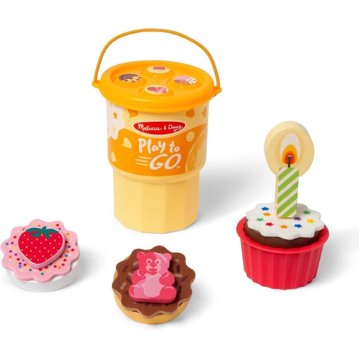 ميليسا آند دوغ لعبة طعام لعب للسفر بلاي تو غو كيك وبسكويت للجنسين، 3-4 سنوات