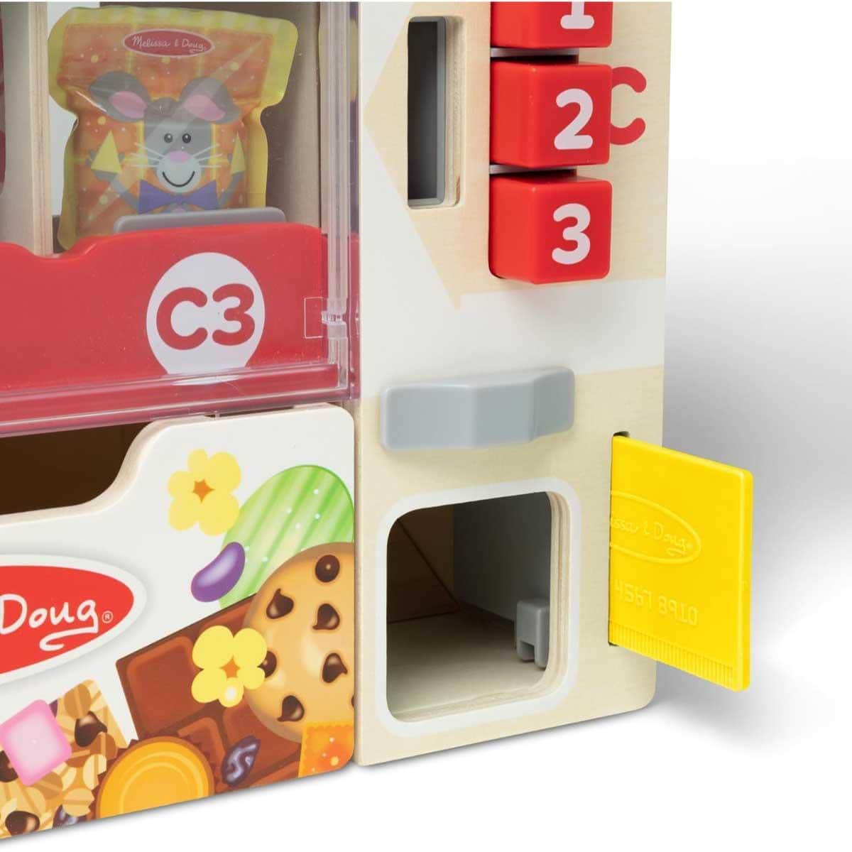 Melissa & Doug Sort Stock & Select Wooden Vending Machine Playset Unisex, 3-4 Years