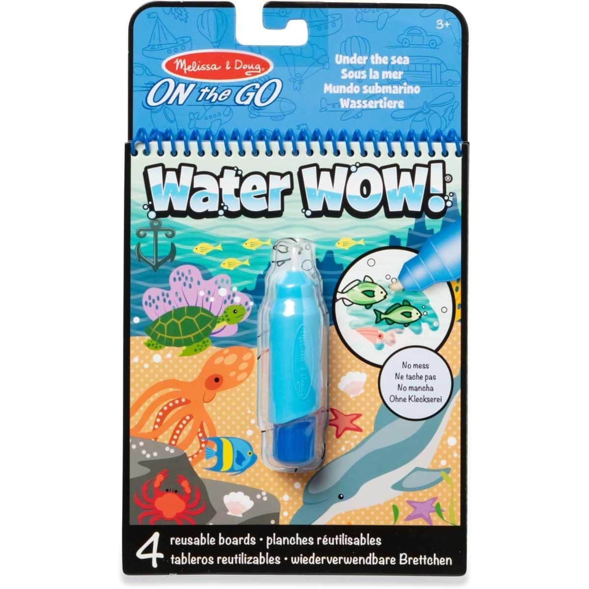 Melissa & Doug Under the Sea Reusable Water-Reveal Activity Pad Unisex, 3-4 Years