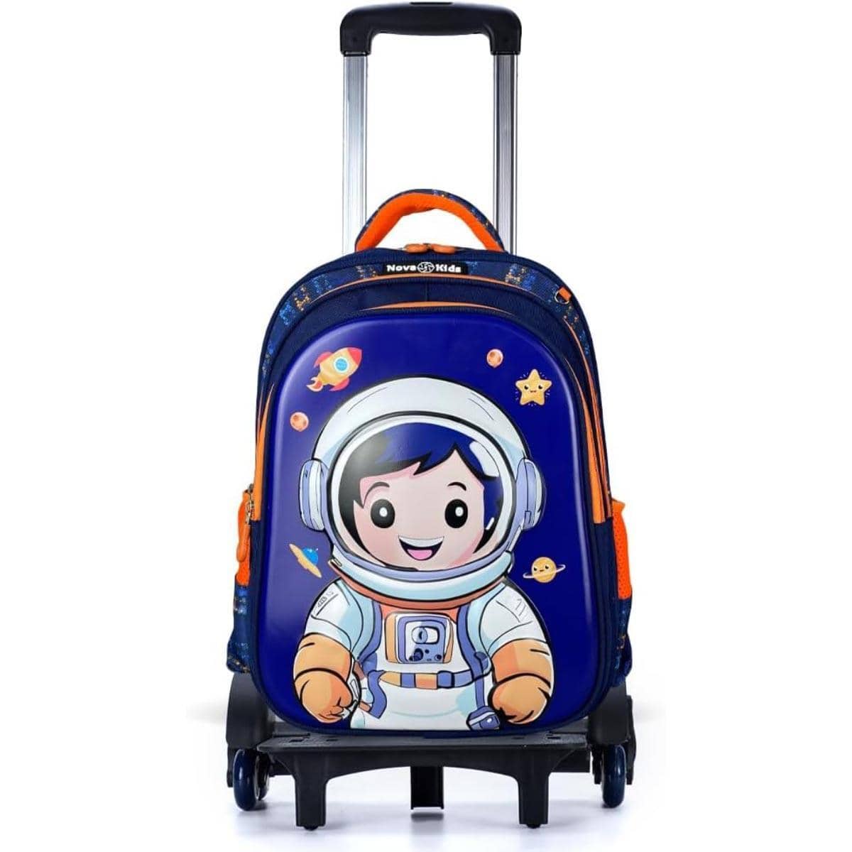 Nova Kids 16.5" Astronaut 3D School Bag with Trolley