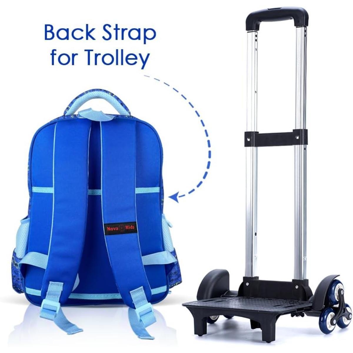 Nova Kids 16.5" Skater 3D School Bag with Trolley