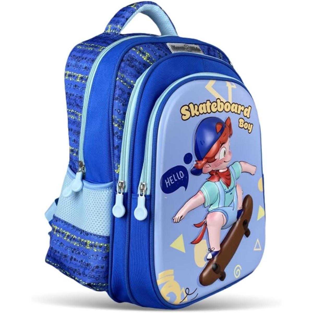 Nova Kids 16.5" Skater 3D School Bag with Trolley