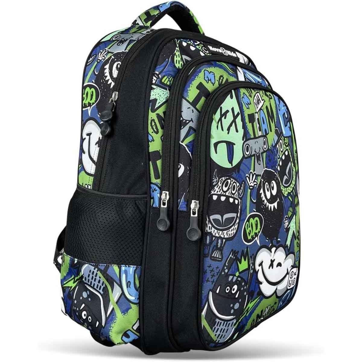 Nova Kids 17.5" GenZ School Bag with Trolley