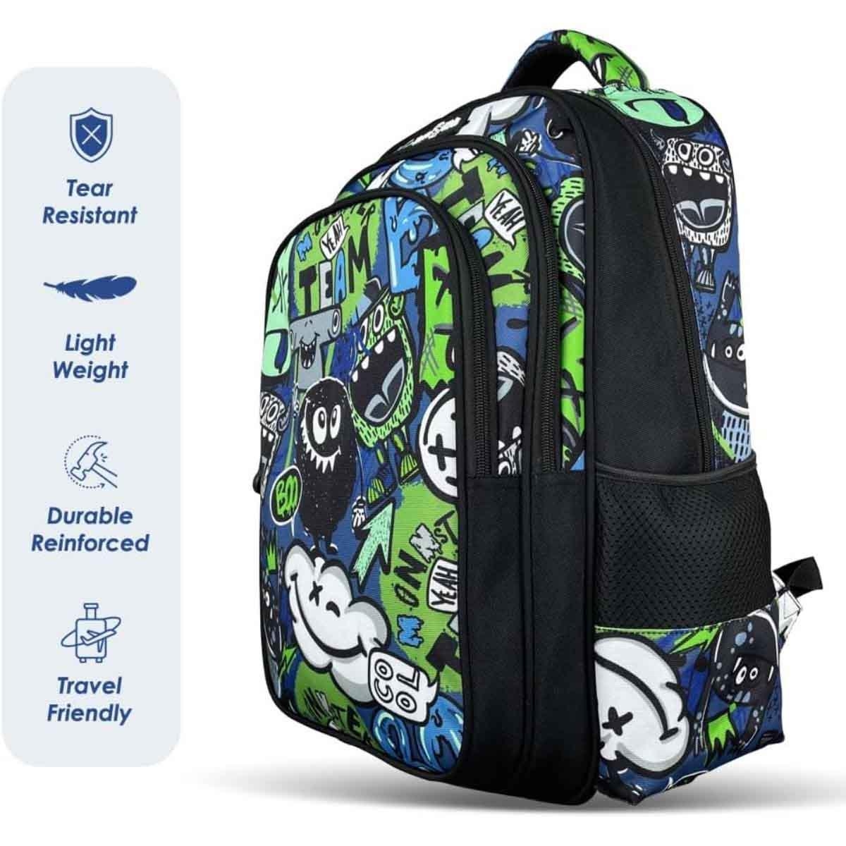 Nova Kids 17.5" GenZ School Bag with Trolley