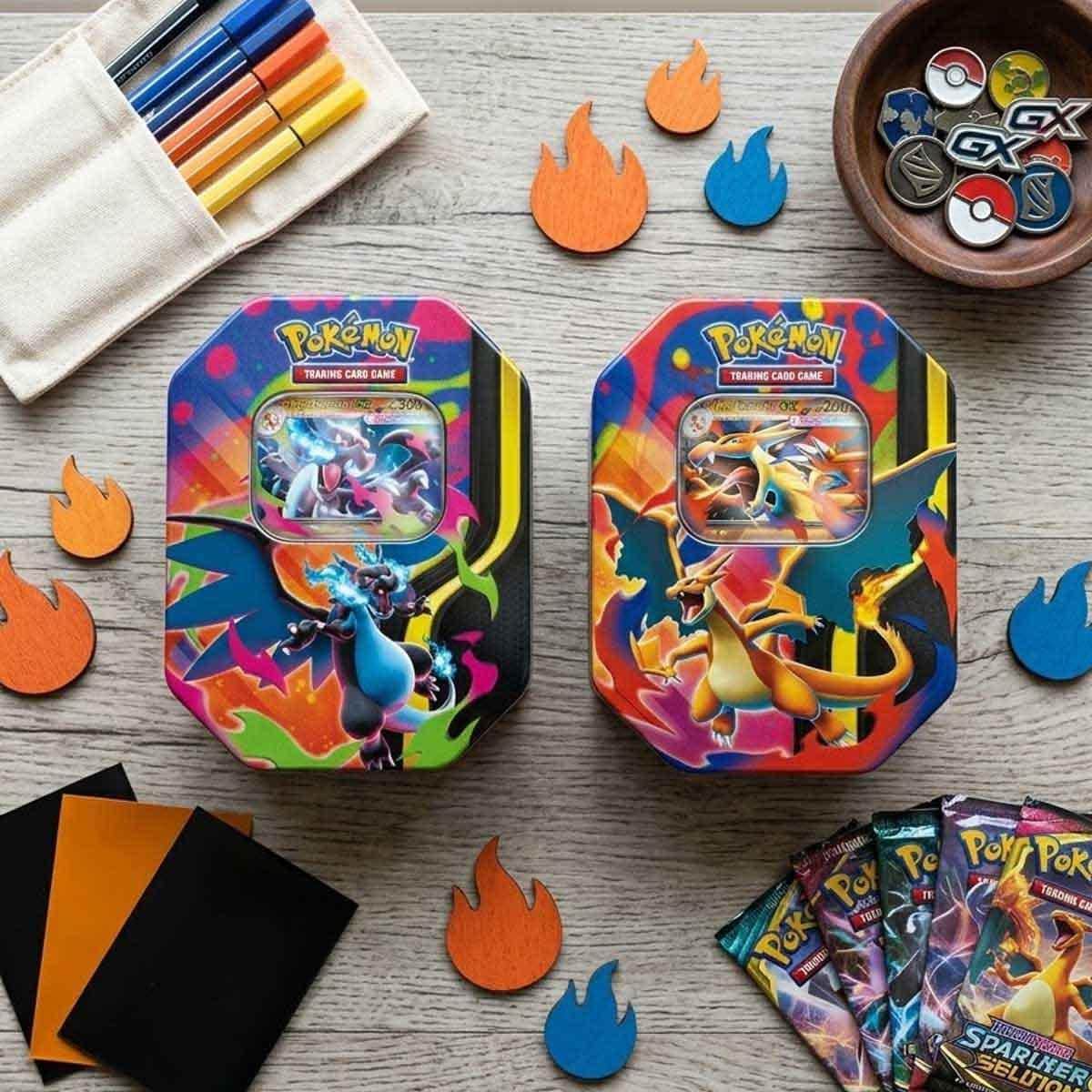 Pokemon TCG 26Q1 Assorted Spring Tin (US Version) Unisex, 6-8 Years