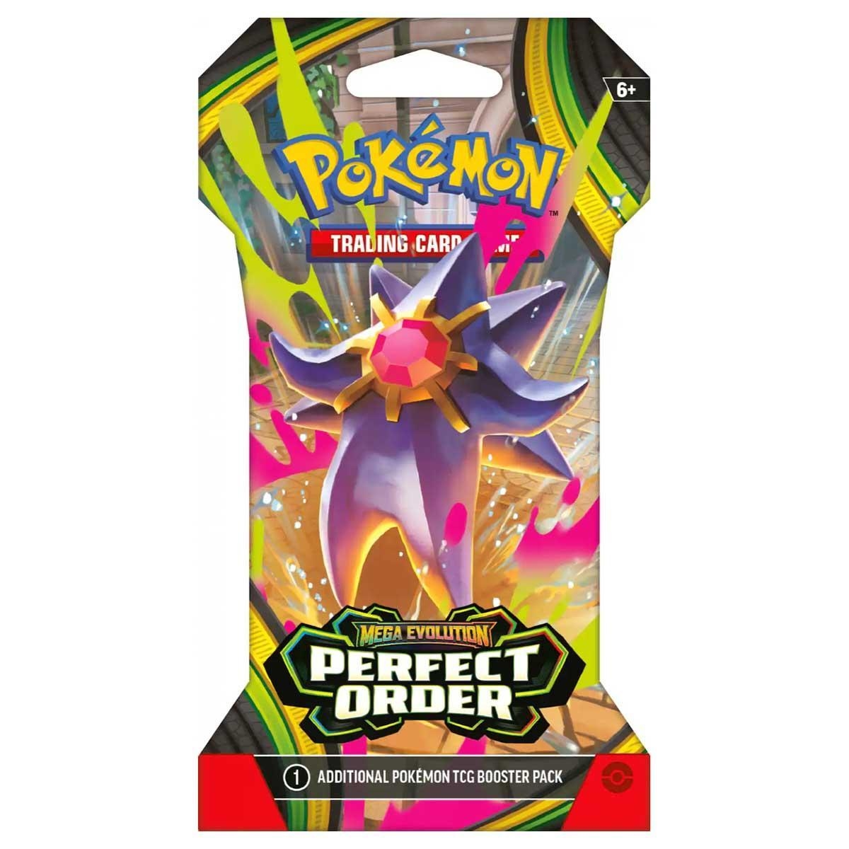 بوكيمون TCG ME 03 بيرفكت أوردر حزمة بطاقات مغلفة متنوعة، للجنسين، 6-8 سنوات