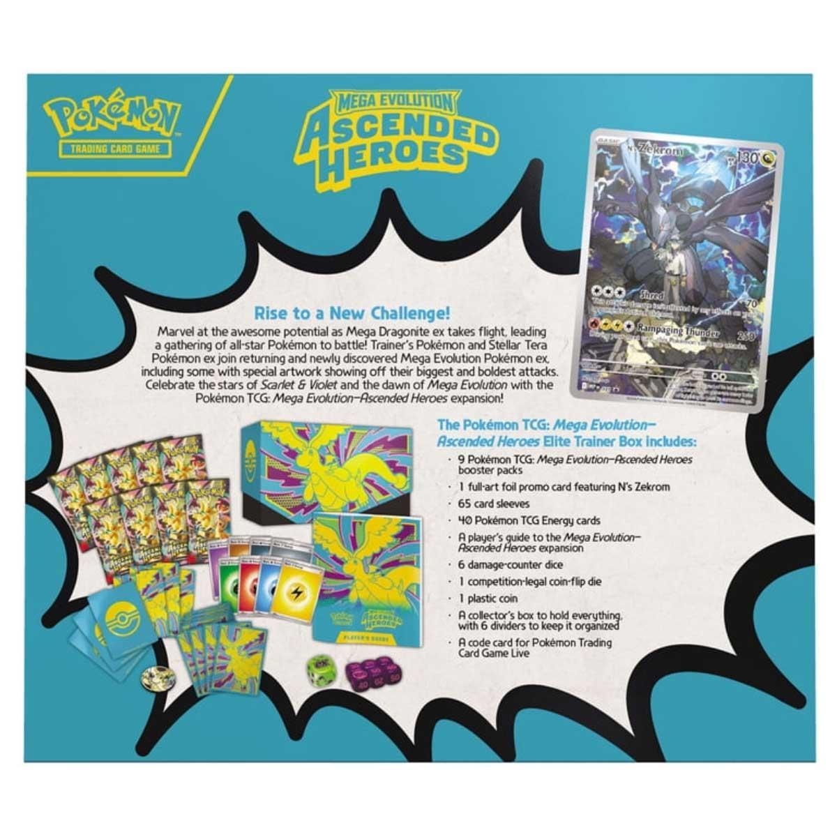 بوكيمون تي سي جي صندوق المدرب النخبة أساندد هيروز للربع الأول للجنسين، 6-8 سنوات