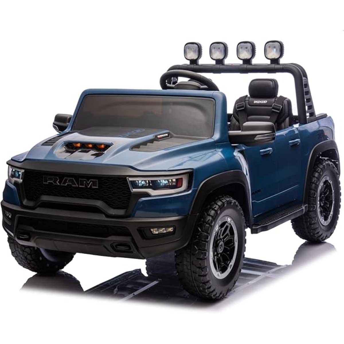 سيارة ركوب مرخصة من Ray Fun RAM 1500 RHO Super Truck، مناسبة للجنسين، من 8 إلى 10 سنوات