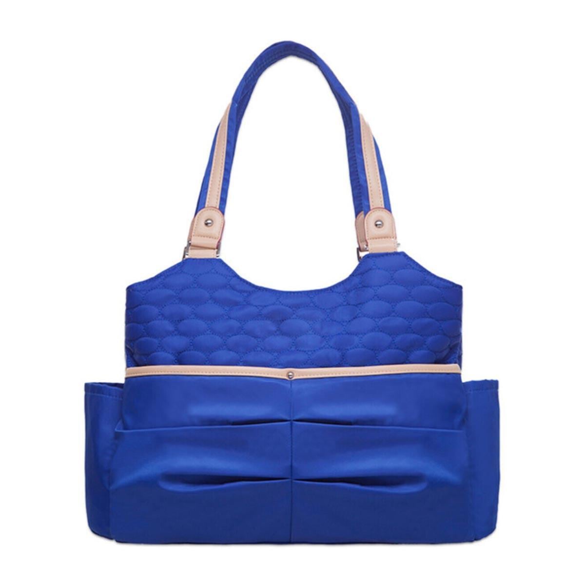 Sunveno Blue Fashion Diaper Tote Bag