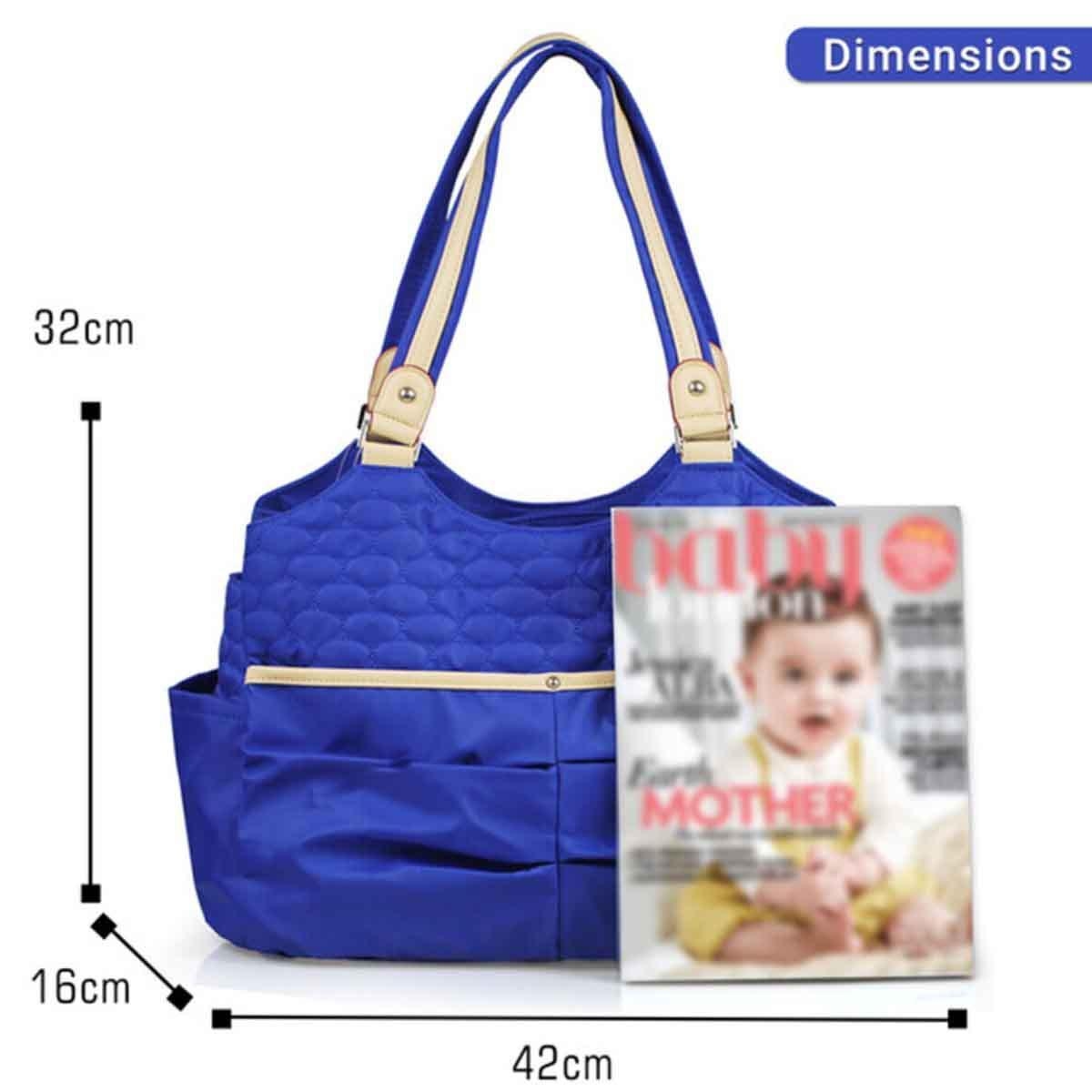 حقيبة حمل حفاضات عصرية زرقاء من صنڤينو